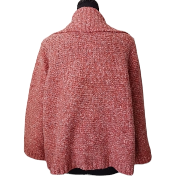 Ruby Rd. Rust Colored Cardigan Three Quarter Sleeves - Picture 2 of 7